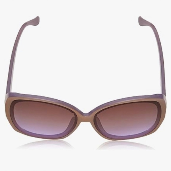 Jessica Simpson lilac nude J5839 Oversized Butterfly Uv400 Protection Sunglasses - Picture 1 of 6